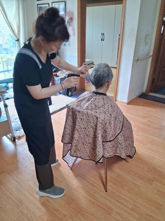 경주시 서면, 독거노인을 위한 어르신 이미용지원 사업 실시