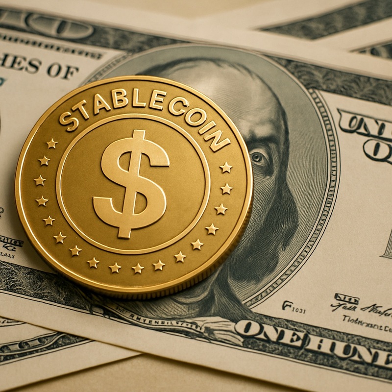 스테이블코인, 달러(USD)/챗gpt 생성 이미지