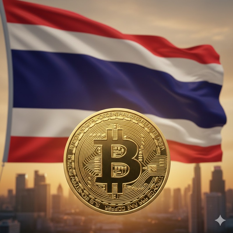 태국, 비트코인(BTC)/AI 생성 이미지