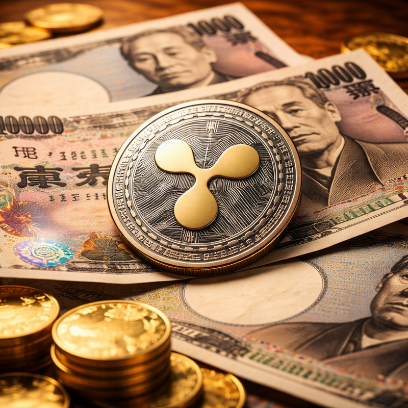 엑스알피(XRP), 엔화/AI 생성 이미지