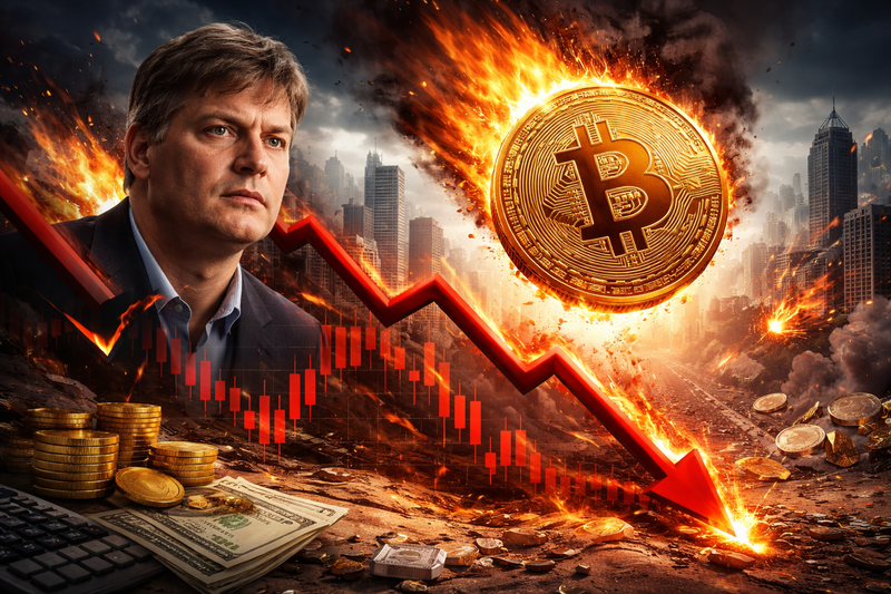 마이클 버리의 경고…비트코인, 안전자산 신화 붕괴/챗지피티 생성 이미지