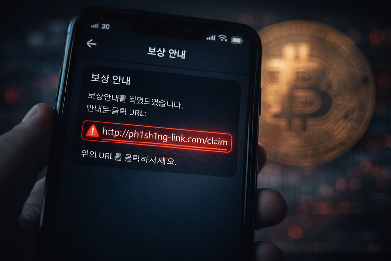 오지급 이어 스미싱까지…빗썸, 이용자 신뢰 지킬 수 있나/챗지피티 생성 이미지