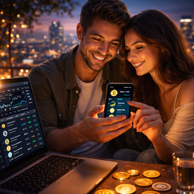 가상자산 거래, 발런타인 데이/챗GPT 생성 이미지