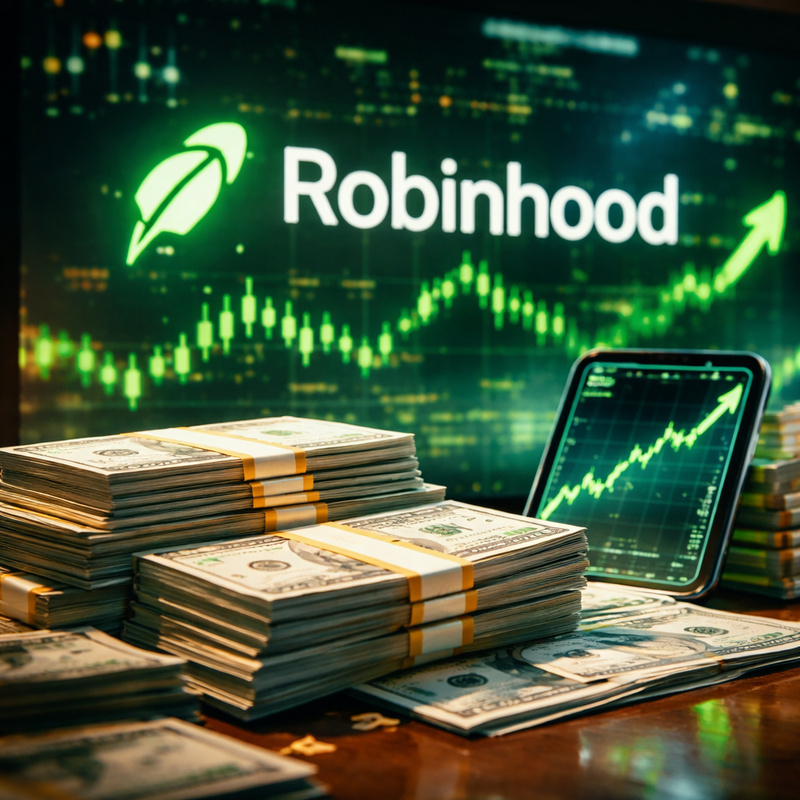 로빈후드(Robinhood, HOOD)/AI 생성 이미지