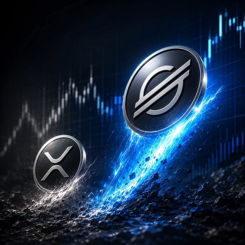 엑스알피(XRP), 스텔라(Stellar, XLM)/AI 생성 이미지