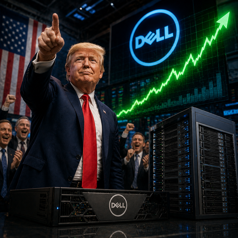 델(DELL), 도널드 트럼프(Donald Trump)/AI 생성 이미지