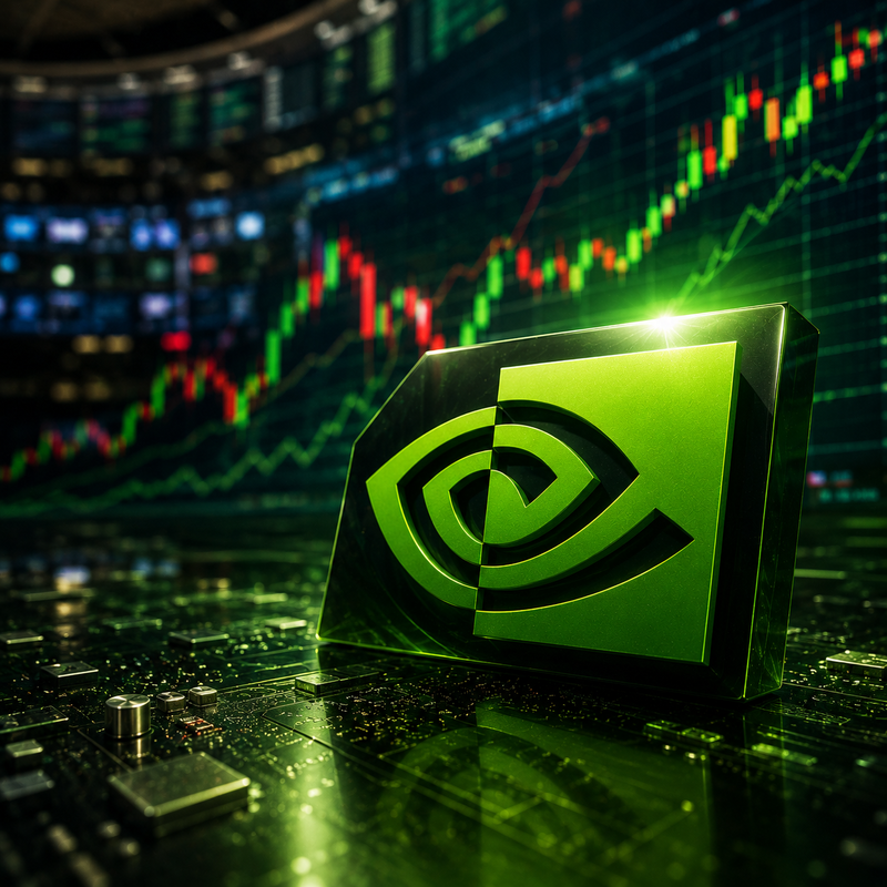 엔비디아(NVDA), 미국 주식/AI 생성 이미지