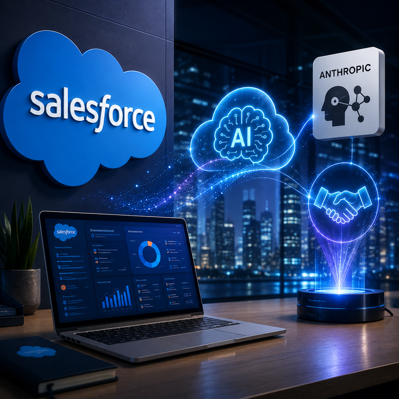 세일즈포스(CRM), 앤트로픽(Anthropic), 인공지능(AI)/AI 생성 이미지