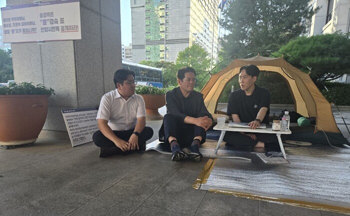 최대호 안양시장, 단식 중인 곽동윤 시 의원 방문