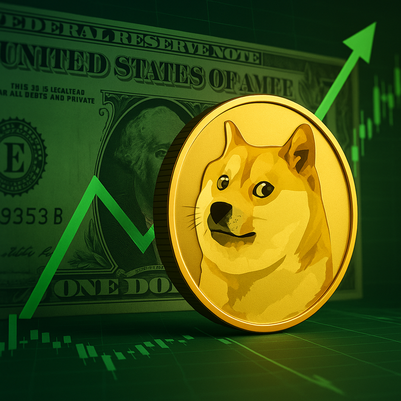 도지코인, 달러/챗GPT 생성 이미지