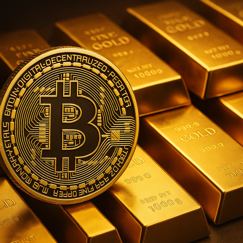 금, 비트코인