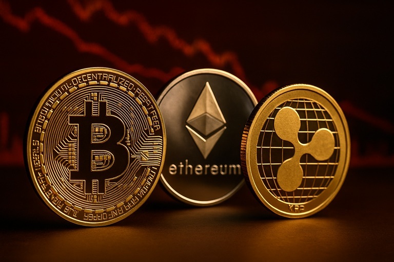 비트코인(BTC), 이더리움(ETH), 엑스알피(XRP)/챗GPT 생성 이미지