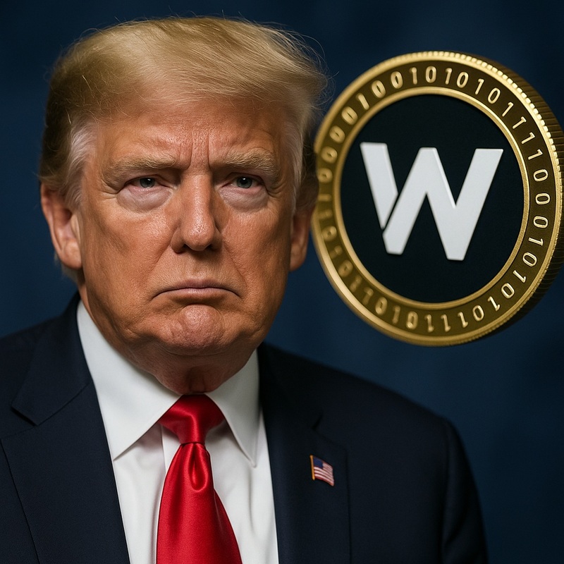 도널드 트럼프, WLFI/챗GPT 생성 이미지