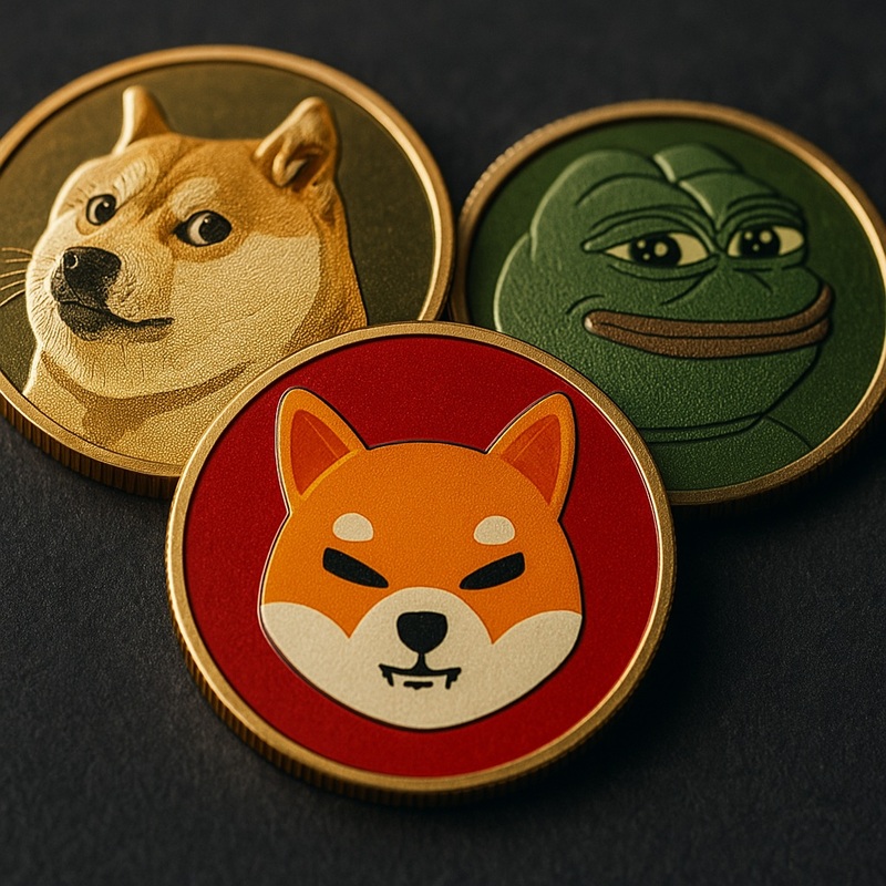 도지코인(DOGE), 시바이누(SHIB), 페페(PEPE)/챗GPT 생성 이미지