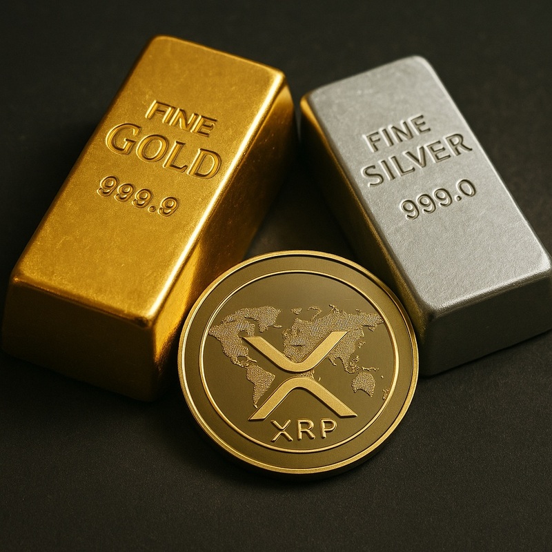 금, 은, 엑스알피(XRP)/챗GPT 생성 이미지