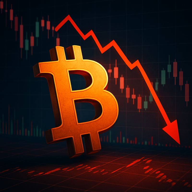 비트코인(BTC) 하락/AI 생성 이미지