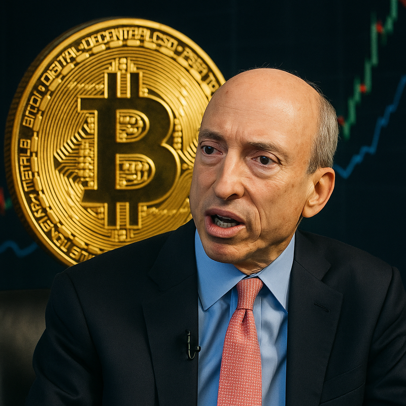 게리 겐슬러(Gary Gensler), 비트코인(BTC)/AI 생성 이미지
