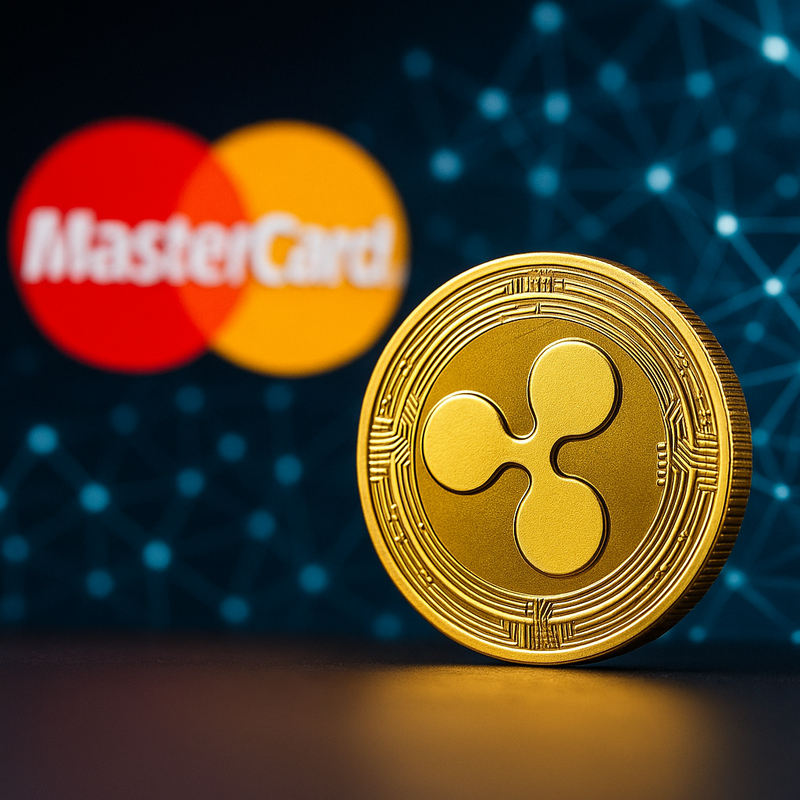 마스터카드(Mastercard), 엑스알피(XRP)/AI 생성 이미지