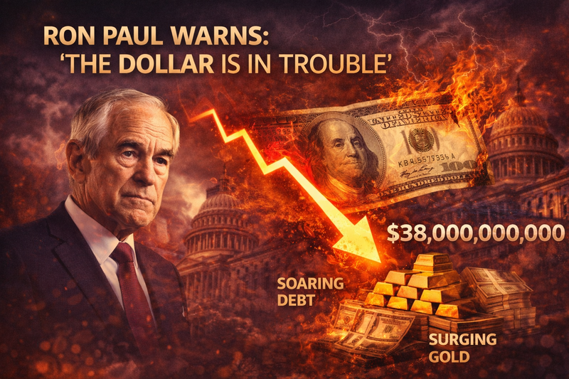 달러 체제, 정말 붕괴 직전인가? 론 폴의 경고/챗지피티 생성 이미지