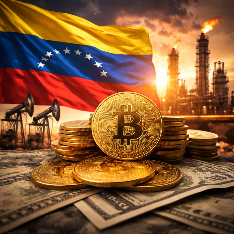 비트코인(BTC), 베네수엘라, 석유/챗GPT 생성 이미지