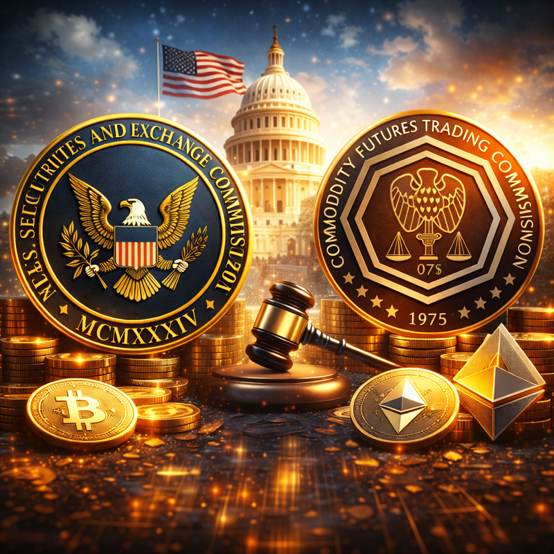 미국 증권거래위원회(SEC), 미국 상품선물거래위원회(CFTC)/챗GPT 생성 이미지
