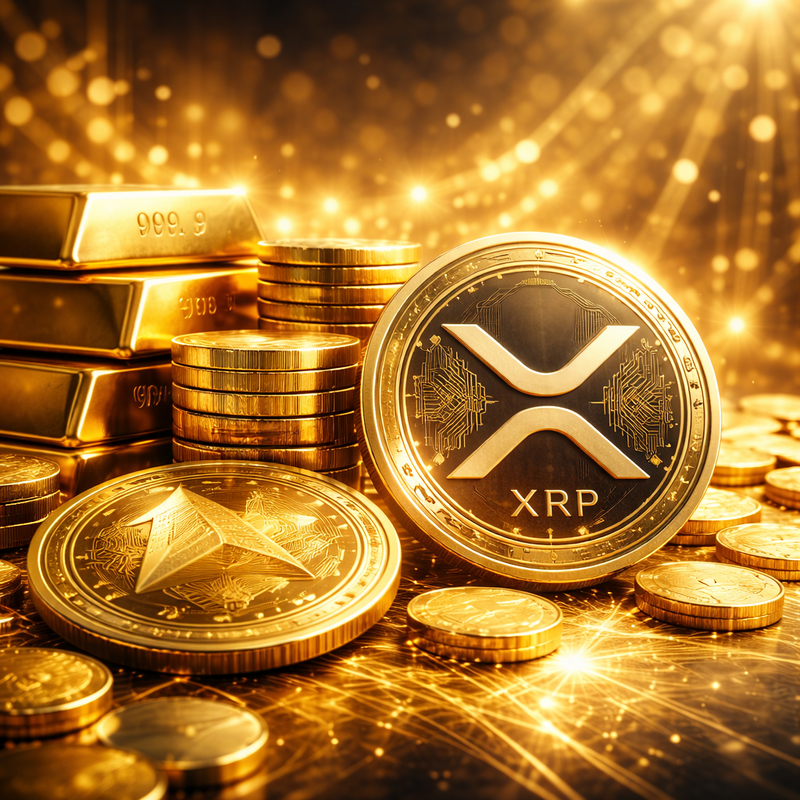 엑스알피(XRP), 금/챗GPT 생성 이미지