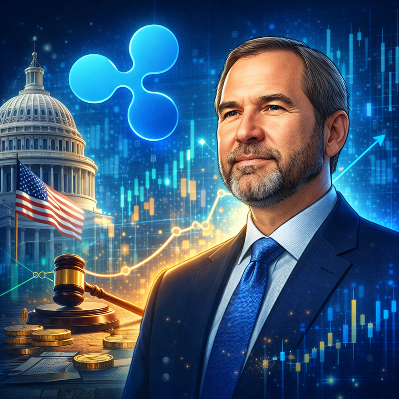 브래드 갈링하우스(Brad Garlinghouse), 리플(Ripple), 엑스알피(XRP), 암호화폐 규제, 가상자산/챗GPT 생성 이미지