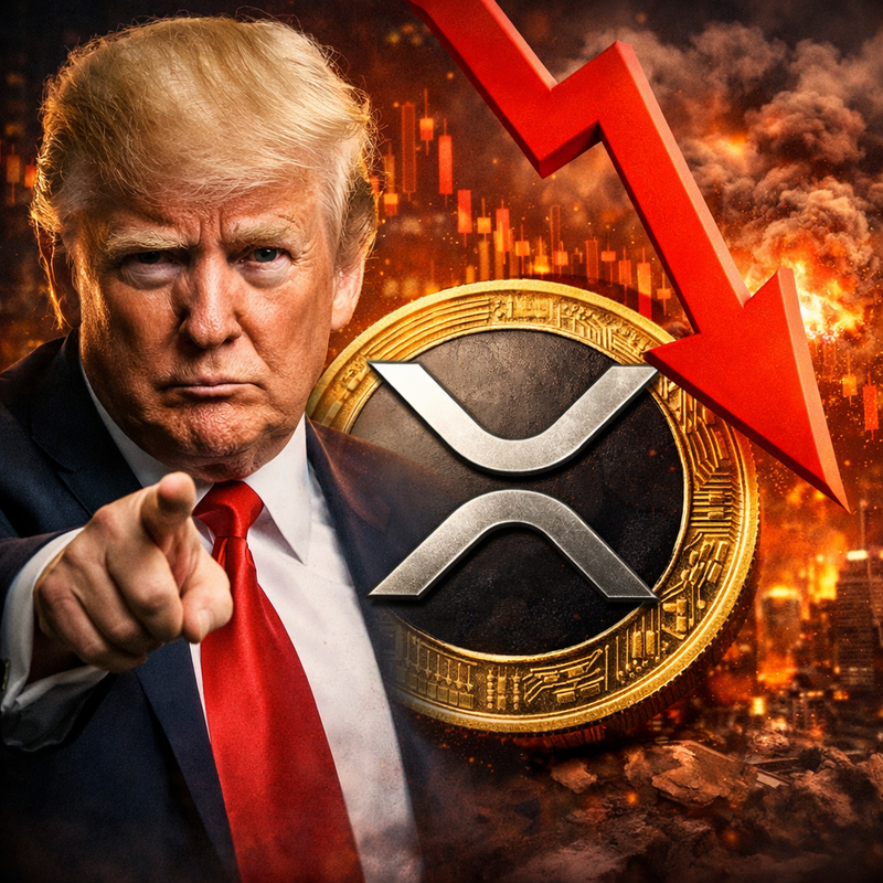 도널드 트럼프(Donald Trump), 엑스알피(XRP)/챗GPT 생성 이미지