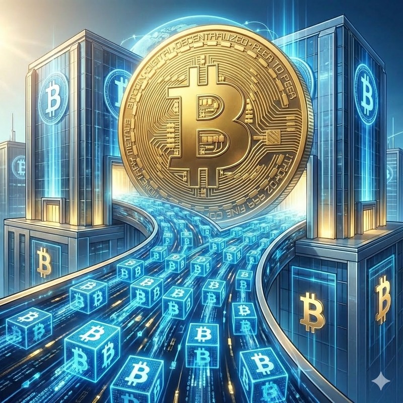 비트코인(BTC), 기관/AI 생성 이미지