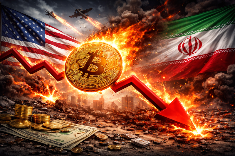 미·이란 충돌 공포, 비트코인 7만 달러 선 지켜낼까/챗지피티 생성 이미지