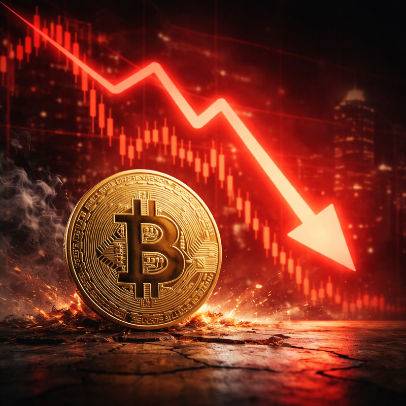 비트코인(BTC), 하락/챗GPT 생성 이미지