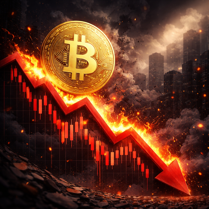 비트코인(BTC), 하락/챗GPT 생성 이미지