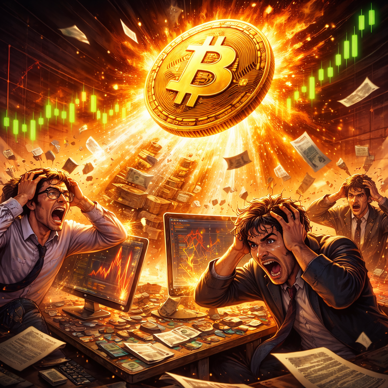 비트코인(BTC), 숏 포지션/챗GPT 생성 이미지