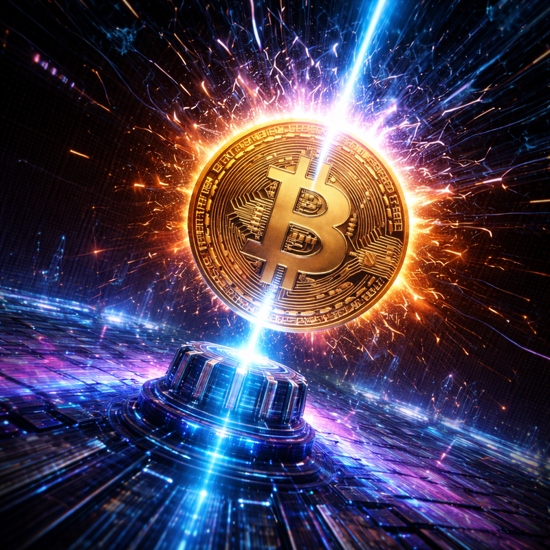 비트코인(BTC), 양자 컴퓨터/챗GPT 생성 이미지