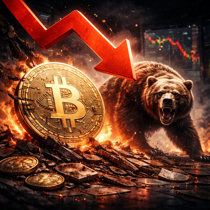 비트코인(BTC), 하락, 약세장/챗GPT 생성 이미지