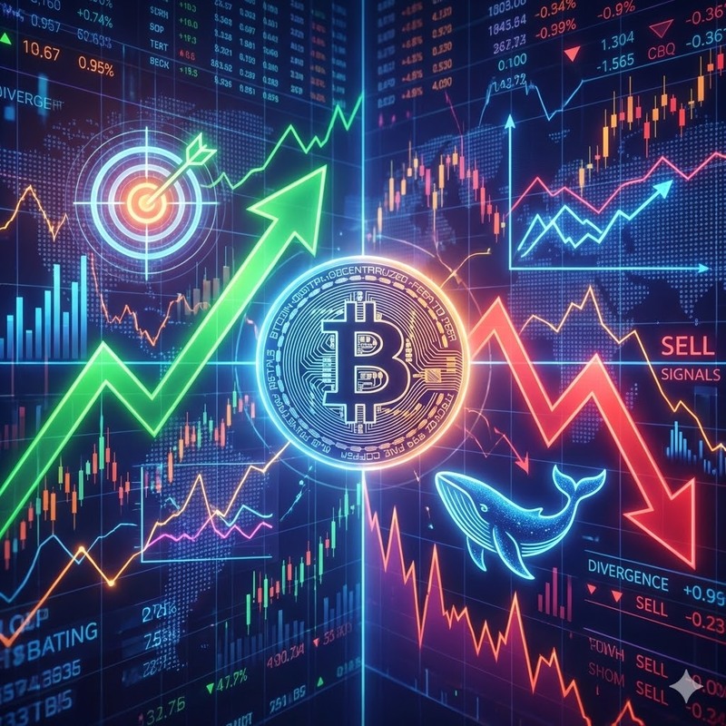 비트코인(BTC), 예측 시장/AI 생성 이미지