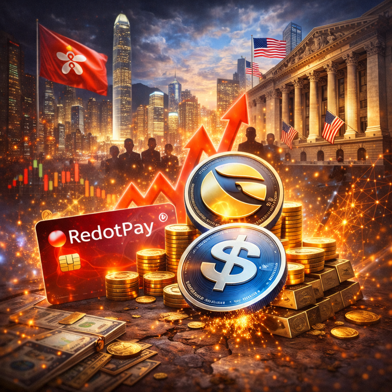 홍콩, 레드닷페이(RedotPay), 미국 증시, 스테이블코인/챗GPT 생성 이미지