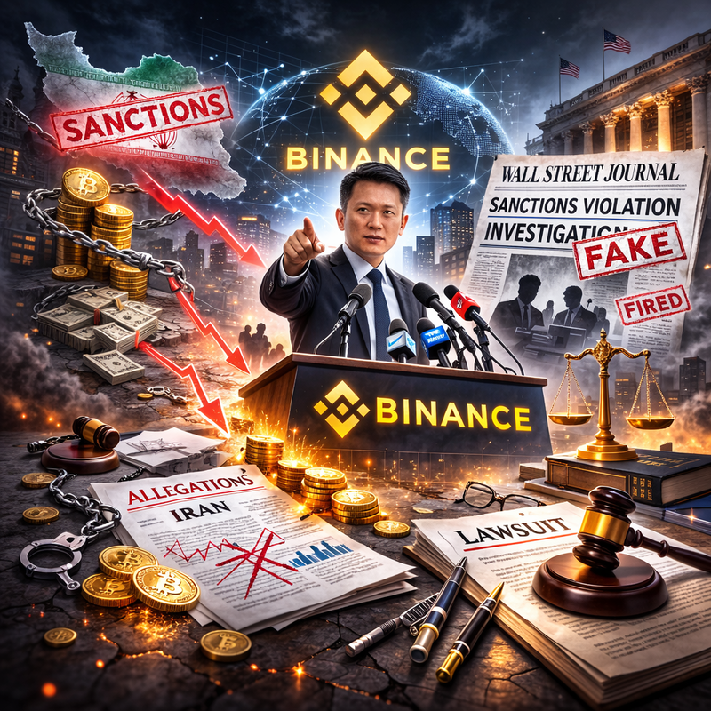 바이낸스(Binance), 이란, 가상자산, 암호화폐 소송/챗GPT 생성 이미지