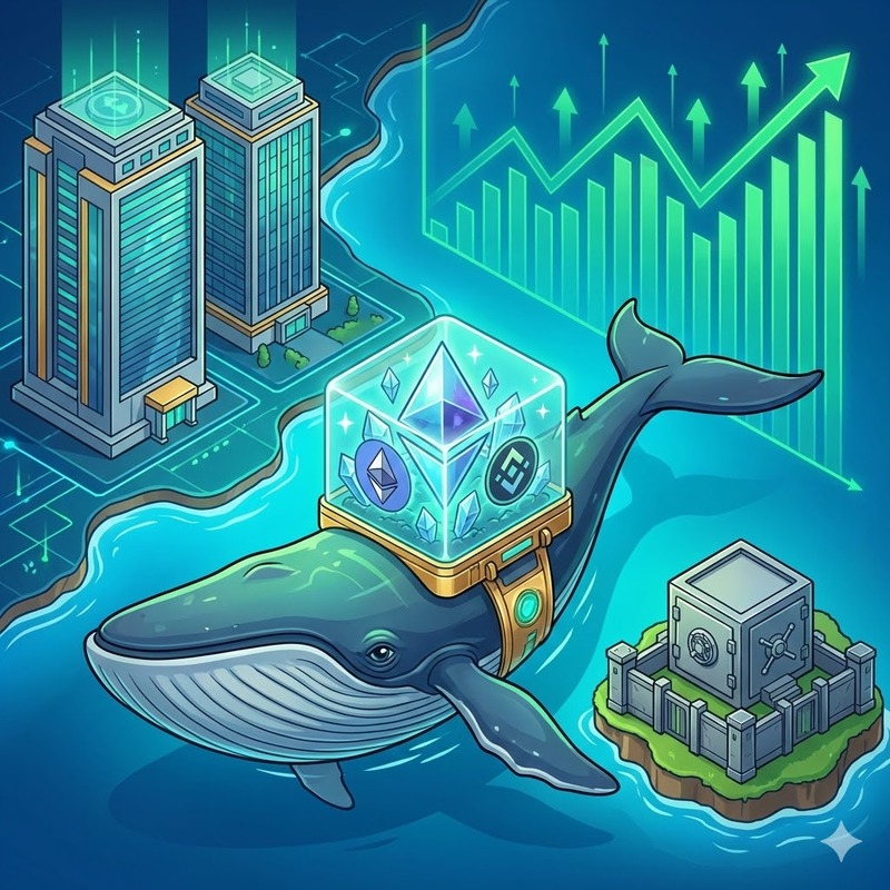 이더리움(ETH), 암호화폐 고래/AI 생성 이미지