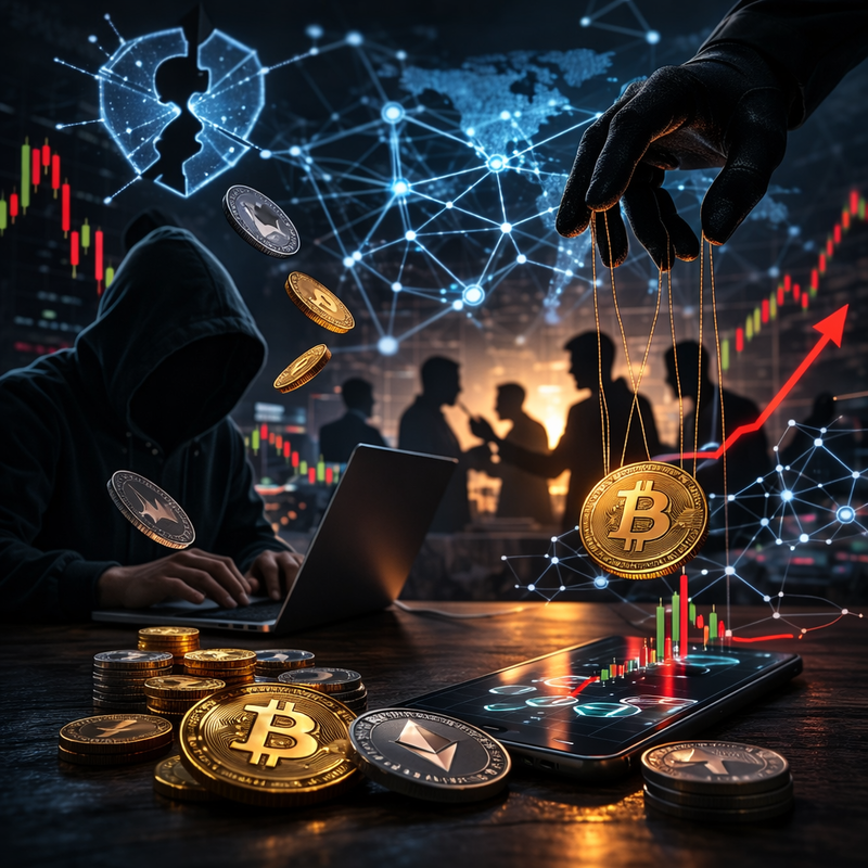 가상자산, 내부자 거래, 가격 조작/AI 생성 이미지