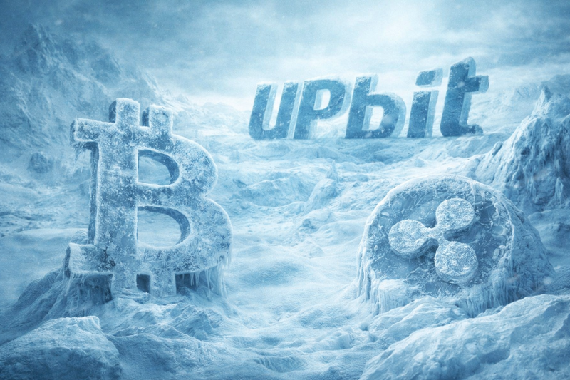 거래량 급감 속 ‘정적 장세’…업비트 시장 숨죽였다. 비트코인, XRP 등 주요 알트코인 눈치보기 장세/AI 생성이미지 