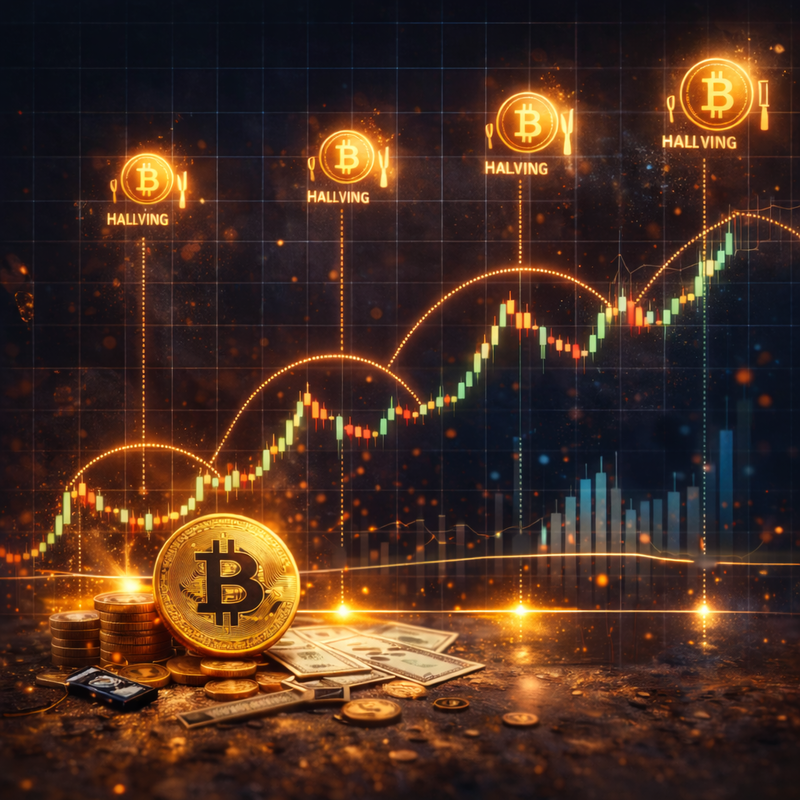 비트코인(BTC), 반감기/챗GPT 생성 이미지