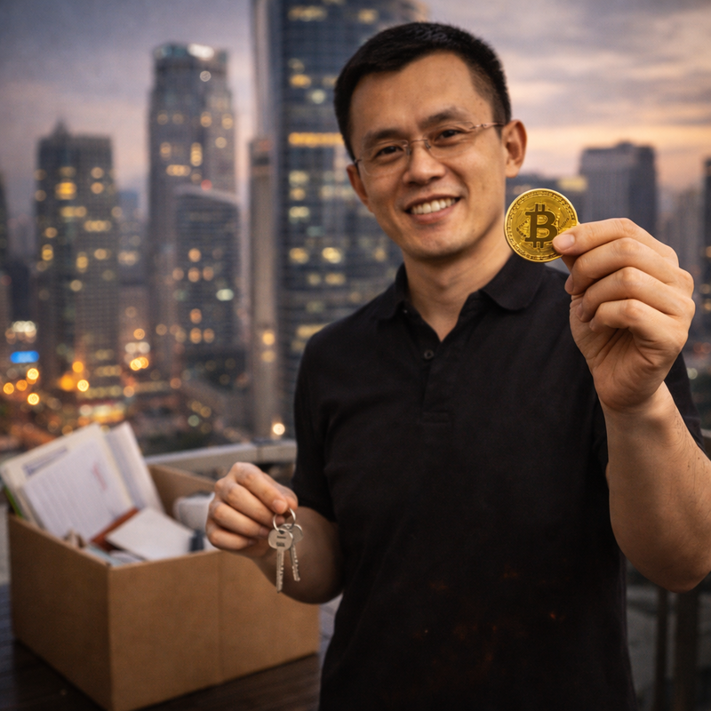 자오창펑(CZ), 비트코인(BTC), 아파트/챗GPT 생성 이미지