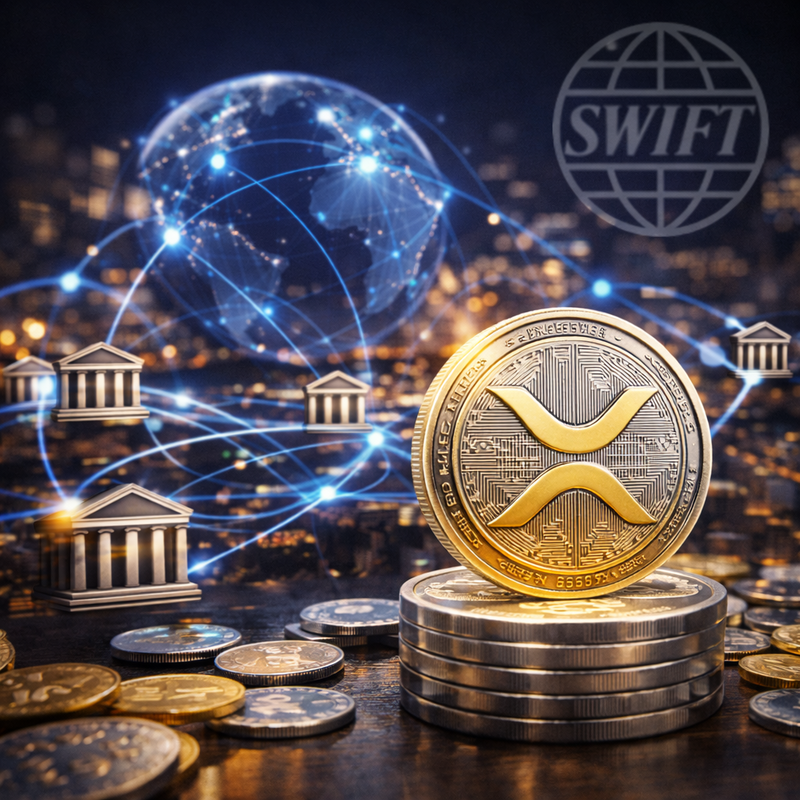 엑스알피(XRP), 스위프트(SWIFT), 전통 금융, 국제 결제/챗GPT 생성 이미지