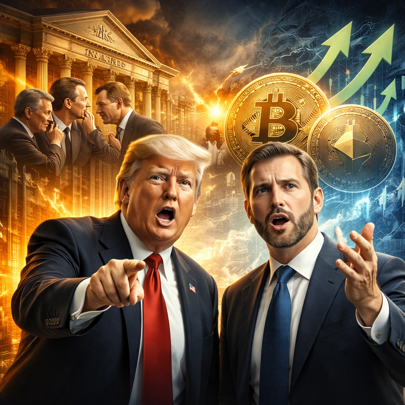 도널드 트럼프(Donald Trump), 에릭 트럼프(Eric Trump), 비트코인(BTC), 이더리움(ETH), 가상자산/챗GPT 생성 이미지