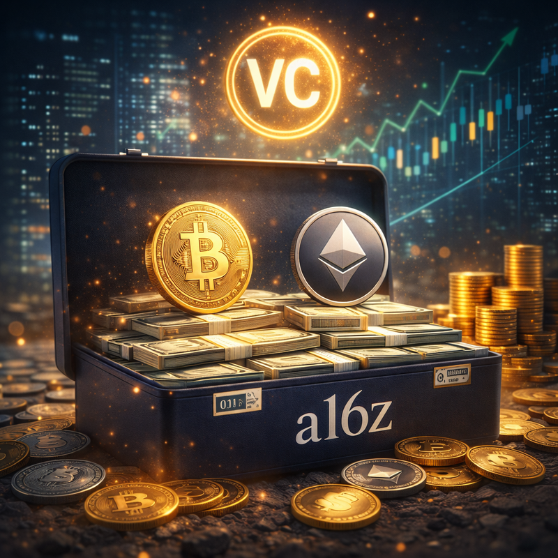 안드레센 호로위츠(Andreessen Horowitz, a16z), 비트코인(BTC), 이더리움(ETH), 암호화폐 펀드/챗GPT 생성 이미지