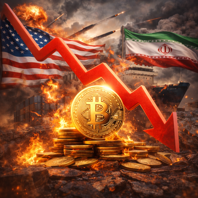 미국, 이란, 비트코인(BTC)/챗GPT 생성 이미지