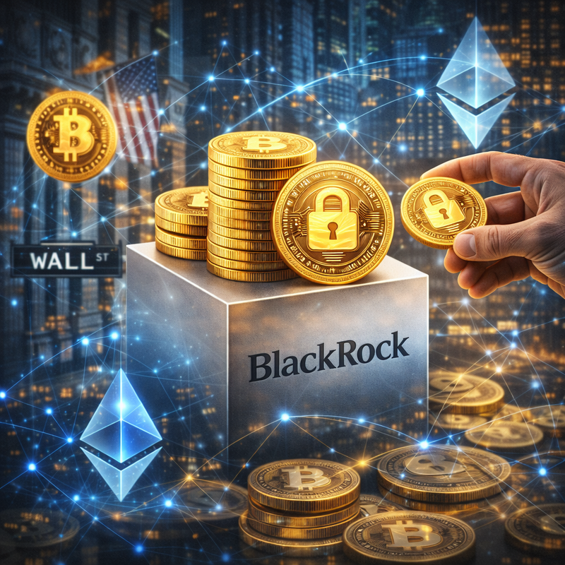 블랙록(BlackRock), 가상자산, 토큰화/챗GPT 생성 이미지