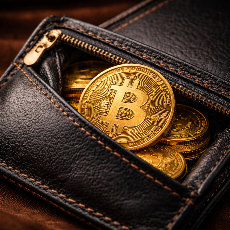 비트코인(BTC), 암호화폐 지갑/챗GPT 생성 이미지