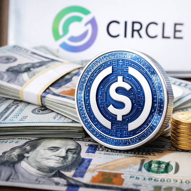 서클(Circle), USDC, 스테이블코인, 달러(USD)/챗GPT 생성 이미지